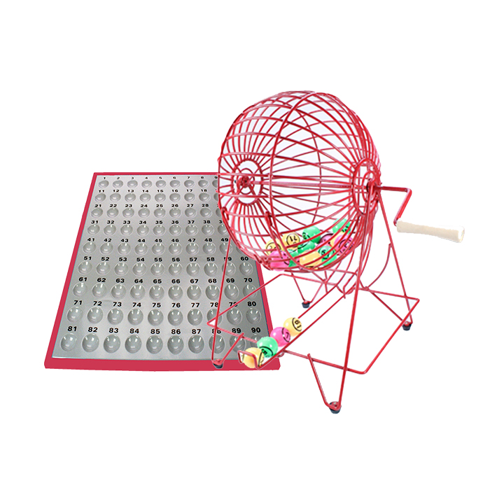 Giant Bingo Cage, Balls & Board
